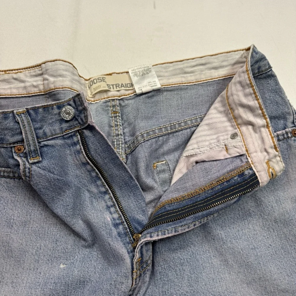 Levi's Jean Shorts‎ Fit 33x11 Jorts Denim 569 Streetwear Y2K VTG Grunge Skater